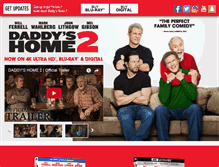 Tablet Screenshot of daddyshomemovie.com